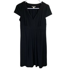 LOFT Ann Taylor Black Knee Length Dress, Size S